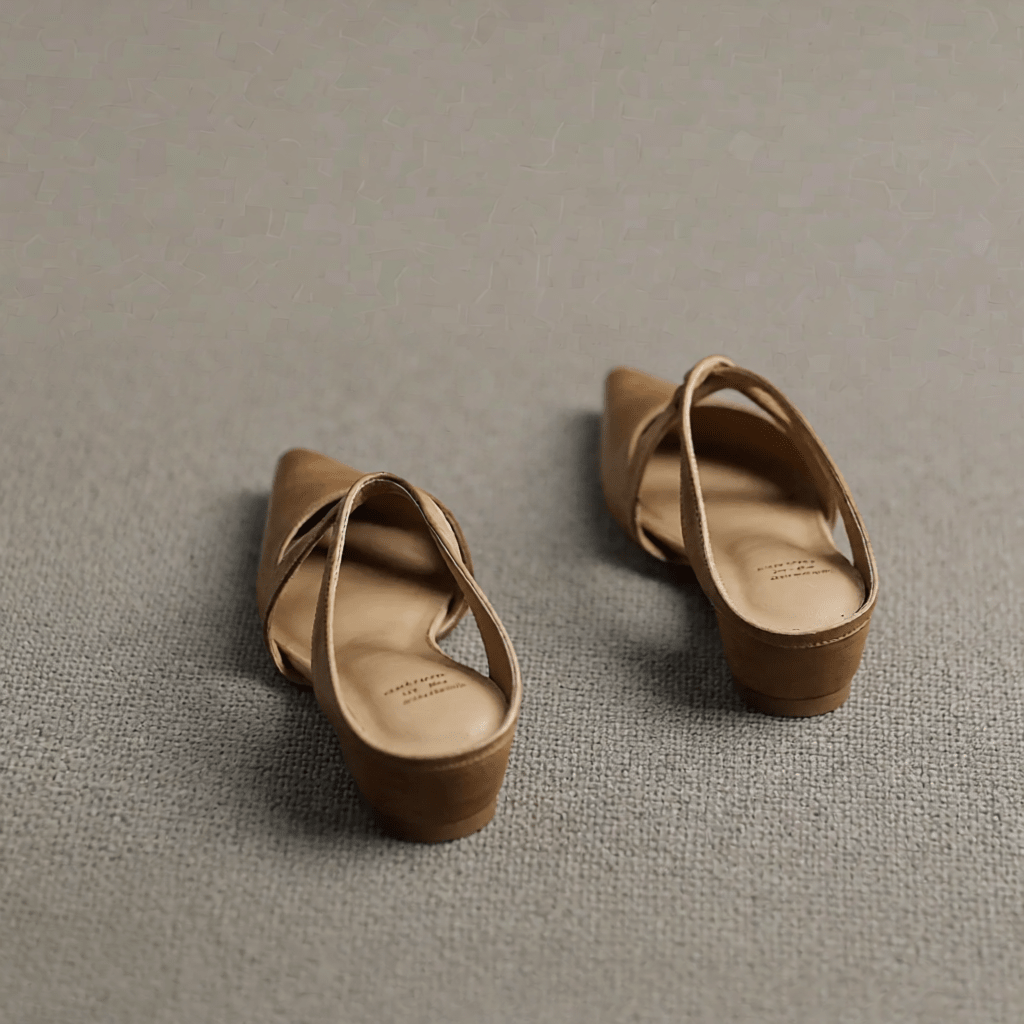 Aluna Women's Genuine Leather Mules - Stylish & Comfortable Slip - On Footwear