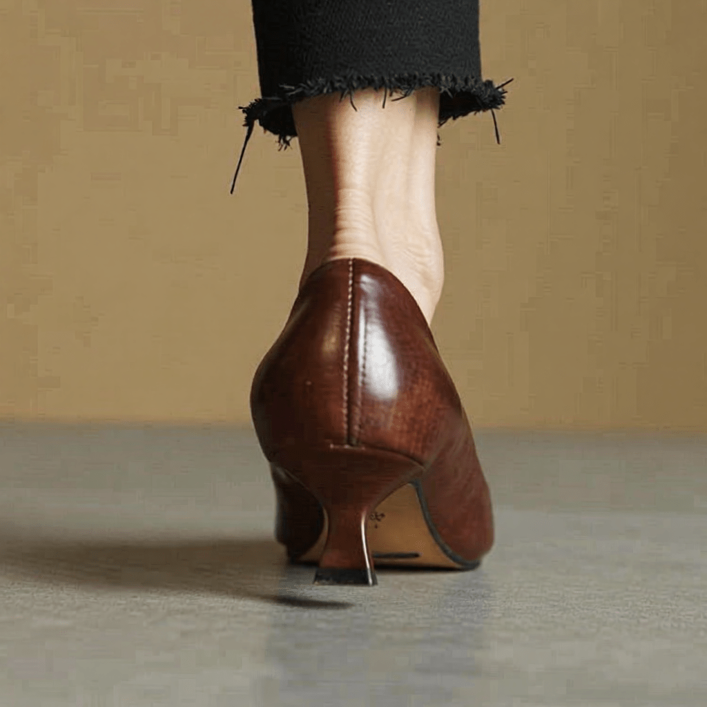 Anok Authentic Leather High Heels for Women - Stylish & Comfortable Footwear