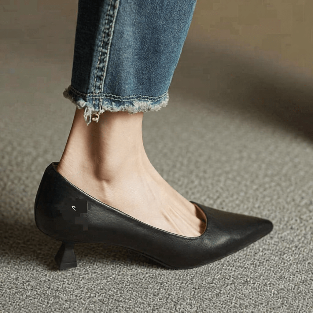 Anok Authentic Leather High Heels for Women - Stylish & Comfortable Footwear