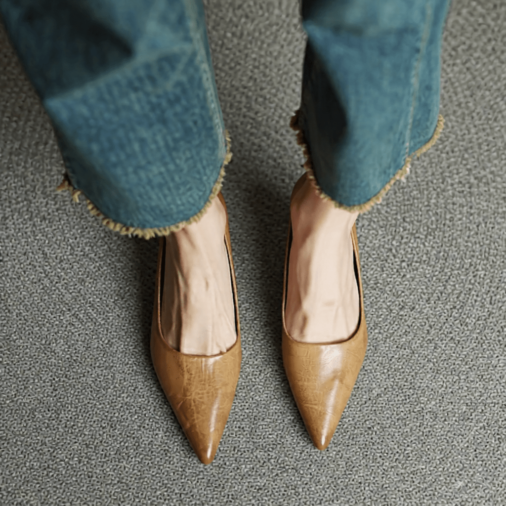 Anok Authentic Leather High Heels for Women - Stylish & Comfortable Footwear