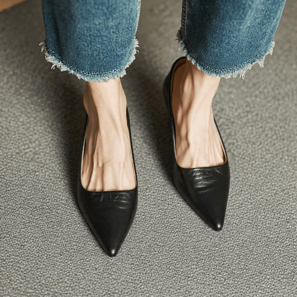 Anok Authentic Leather High Heels for Women - Stylish & Comfortable Footwear
