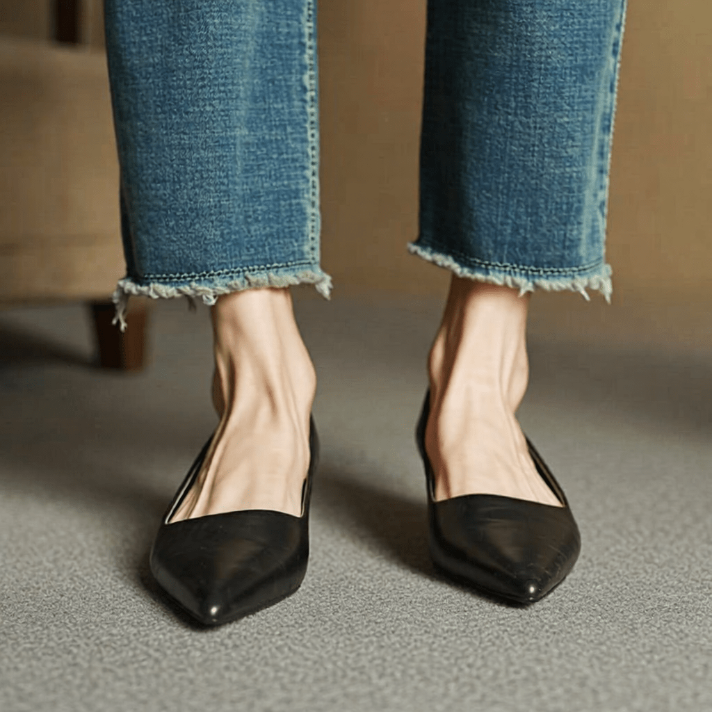 Anok Authentic Leather High Heels for Women - Stylish & Comfortable Footwear