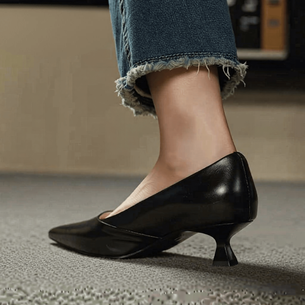 Anok Authentic Leather High Heels for Women - Stylish & Comfortable Footwear