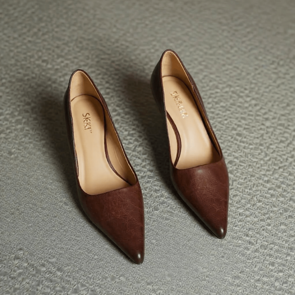 Anok Authentic Leather High Heels for Women - Stylish & Comfortable Footwear