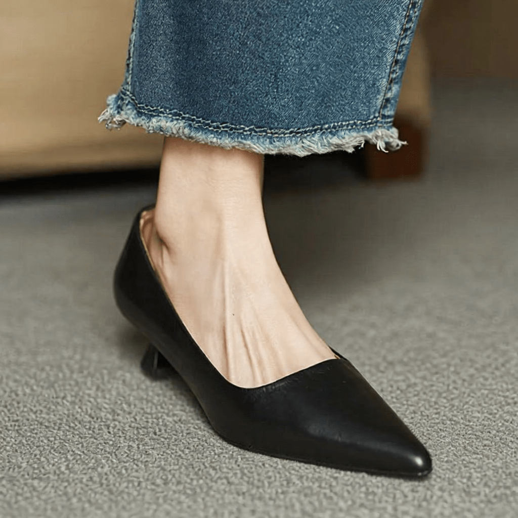 Anok Authentic Leather High Heels for Women - Stylish & Comfortable Footwear