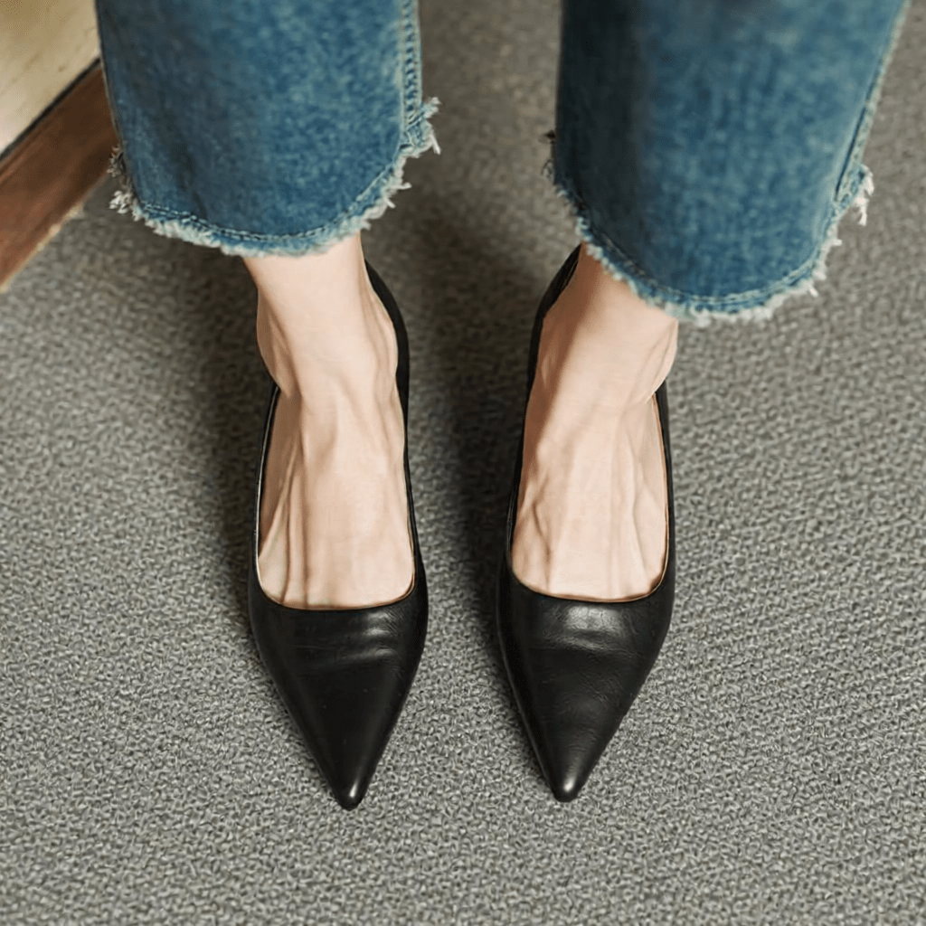 Anok Authentic Leather High Heels for Women - Stylish & Comfortable Footwear