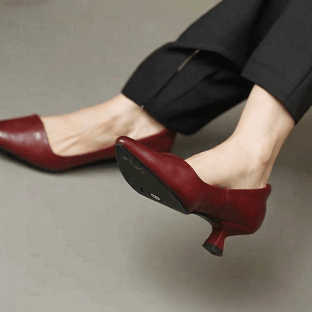 Anok Authentic Leather High Heels for Women - Stylish & Comfortable Footwear
