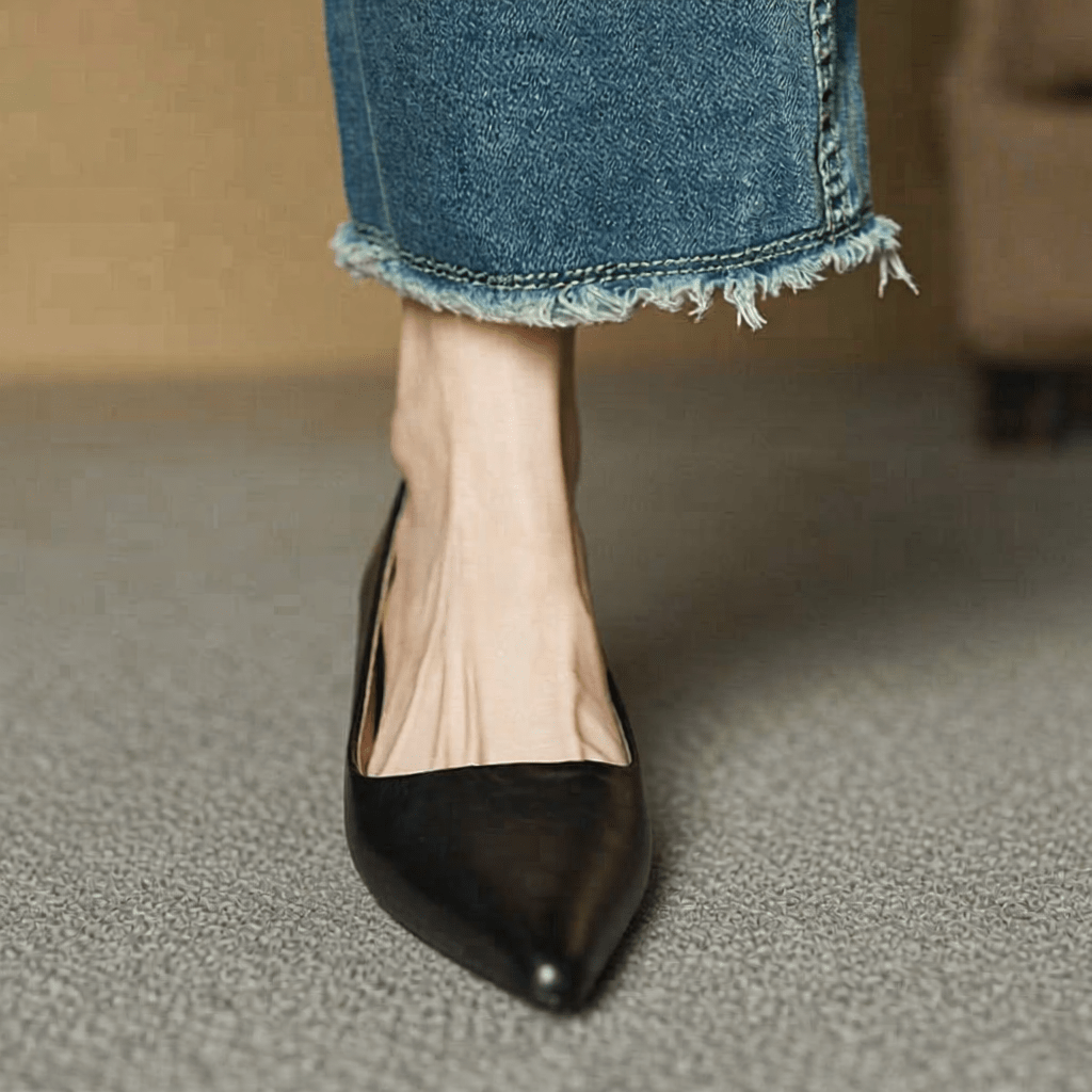 Anok Authentic Leather High Heels for Women - Stylish & Comfortable Footwear