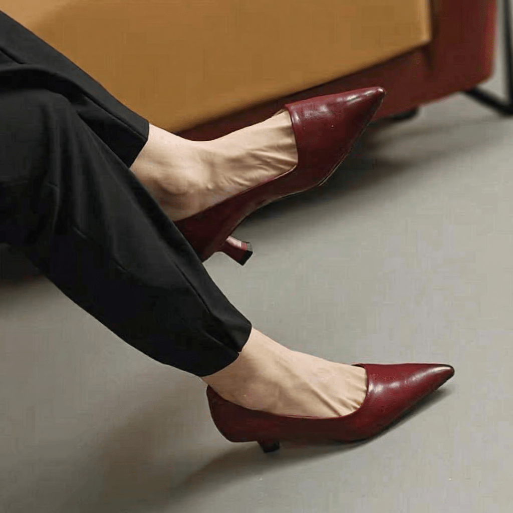 Anok Authentic Leather High Heels for Women - Stylish & Comfortable Footwear