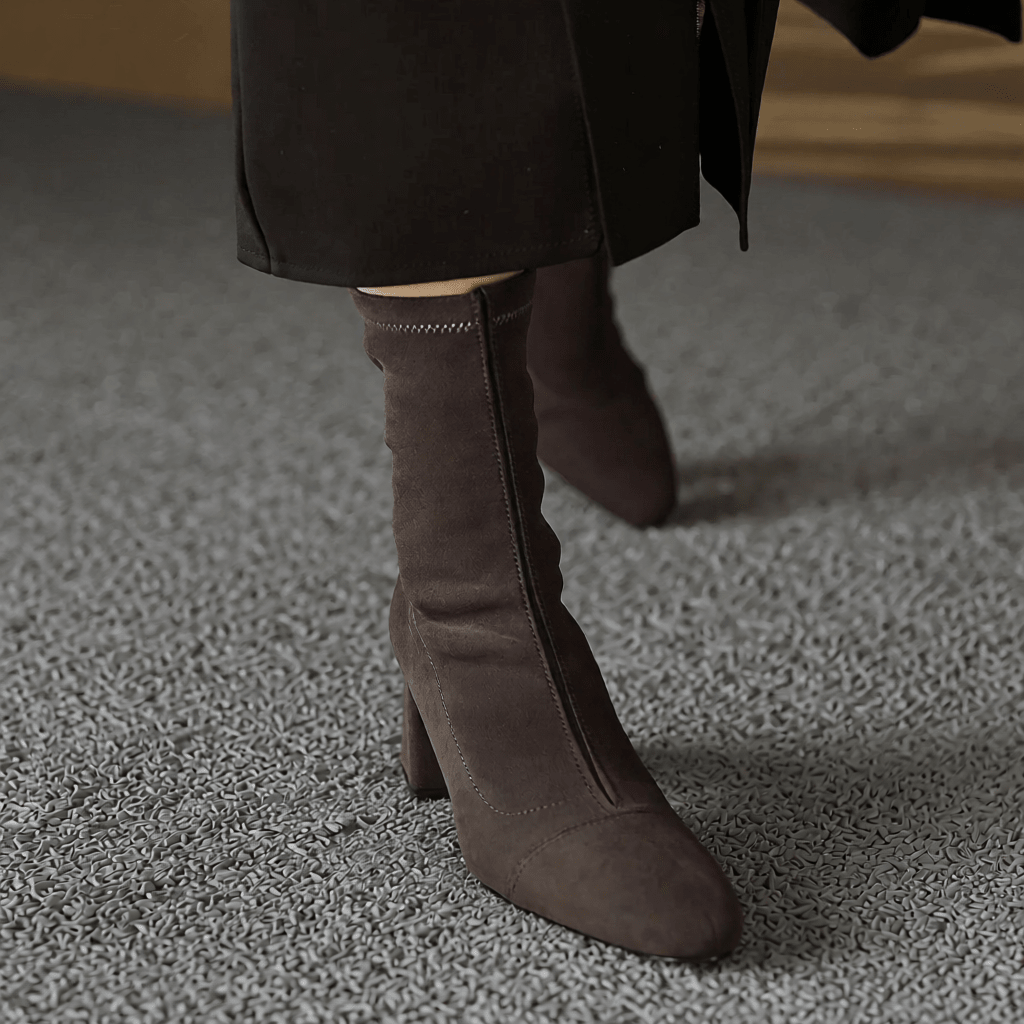 Authentic Aelis Suede Ankle Boots for Women - Stylish & Comfortable Footwear