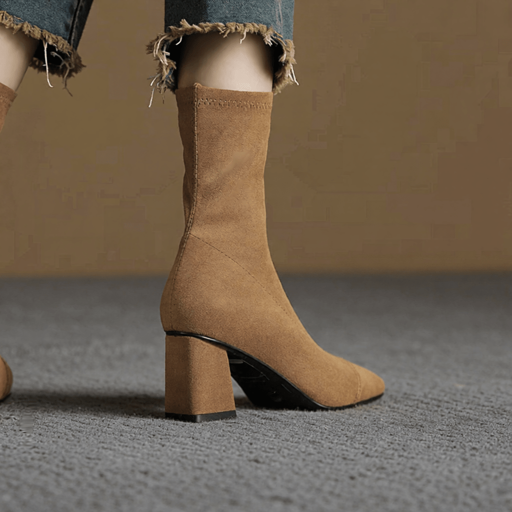 Authentic Aelis Suede Ankle Boots for Women - Stylish & Comfortable Footwear