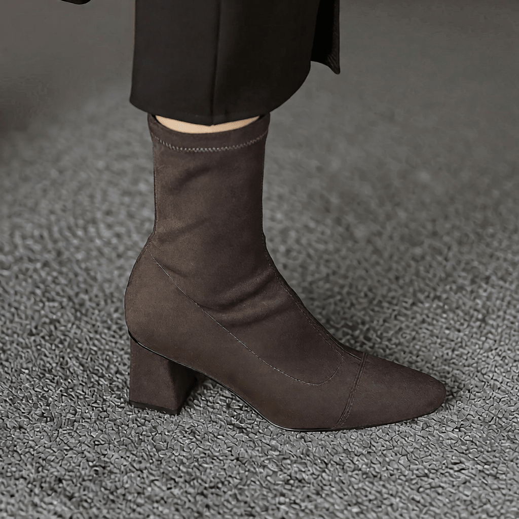 Authentic Aelis Suede Ankle Boots for Women - Stylish & Comfortable Footwear