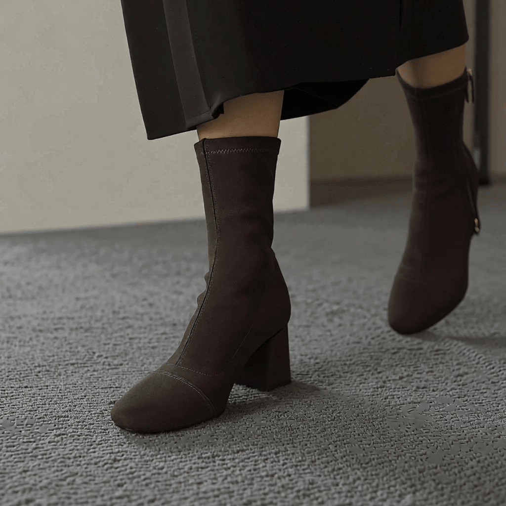 Authentic Aelis Suede Ankle Boots for Women - Stylish & Comfortable Footwear