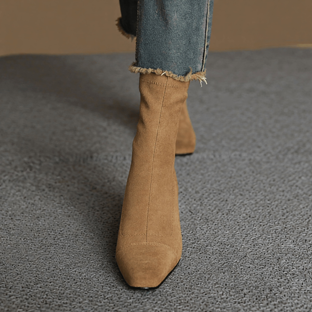 Authentic Aelis Suede Ankle Boots for Women - Stylish & Comfortable Footwear
