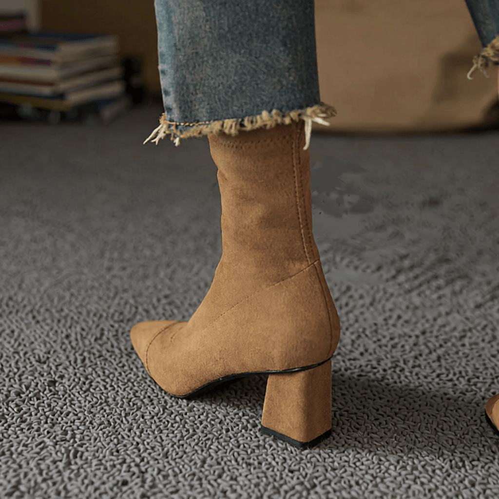Authentic Aelis Suede Ankle Boots for Women - Stylish & Comfortable Footwear