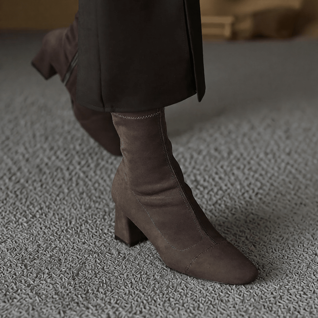 Authentic Aelis Suede Ankle Boots for Women - Stylish & Comfortable Footwear