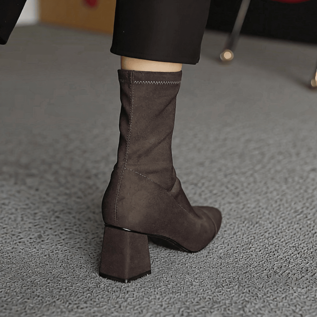 Authentic Aelis Suede Ankle Boots for Women - Stylish & Comfortable Footwear