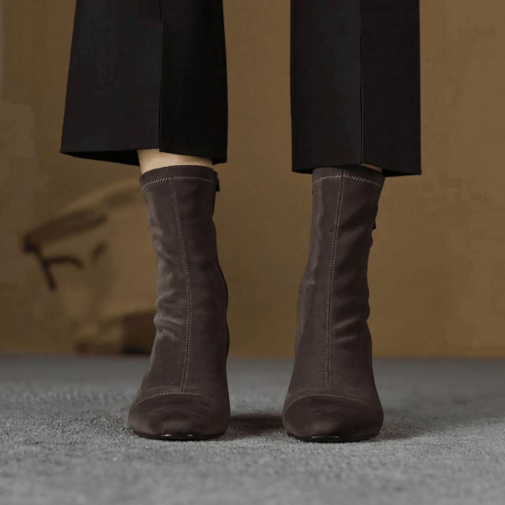 Authentic Aelis Suede Ankle Boots for Women - Stylish & Comfortable Footwear