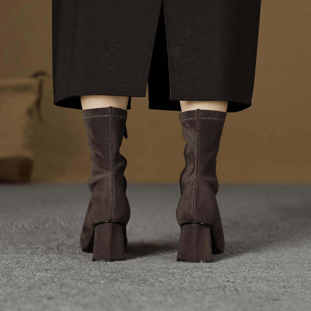 Authentic Aelis Suede Ankle Boots for Women - Stylish & Comfortable Footwear
