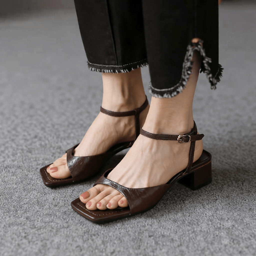 Authentic Ruby Genuine Leather Sandals for Women - Stylish & Comfortable Footwear