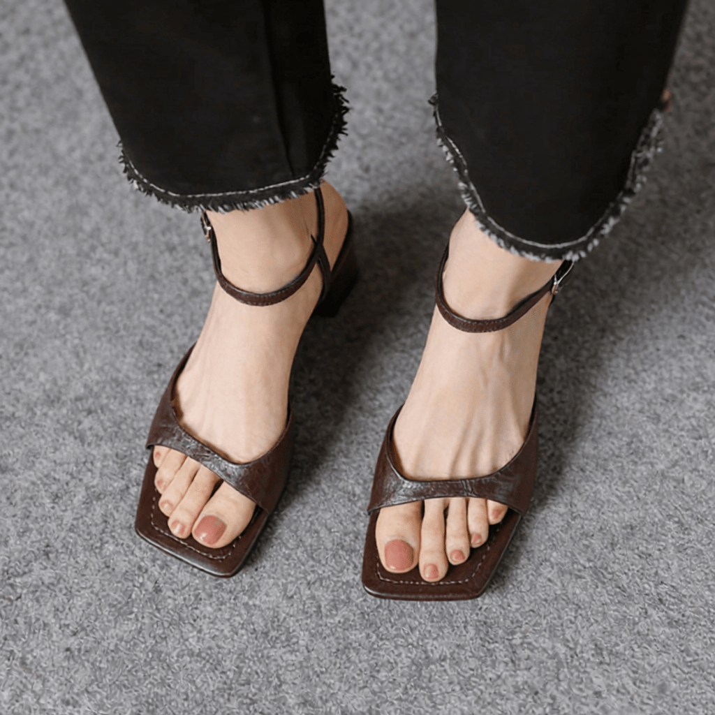 Authentic Ruby Genuine Leather Sandals for Women - Stylish & Comfortable Footwear