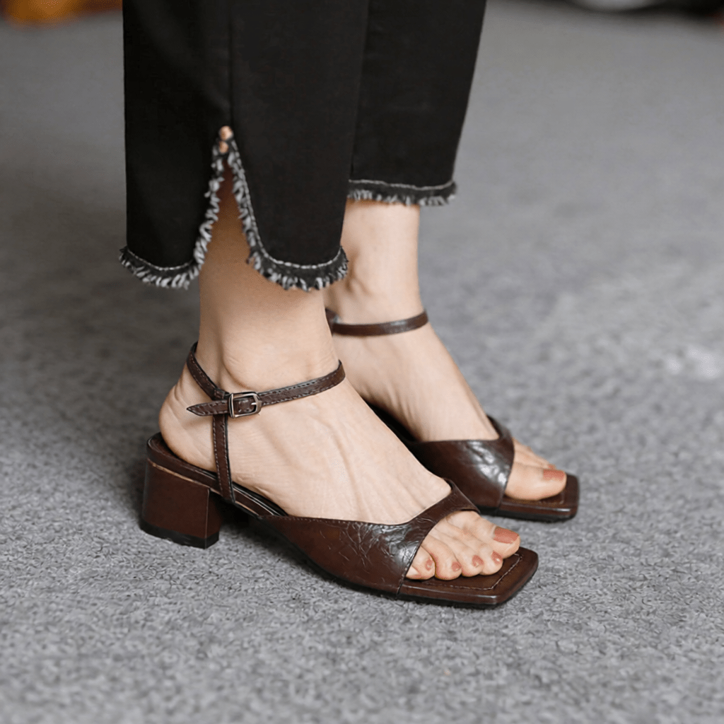 Authentic Ruby Genuine Leather Sandals for Women - Stylish & Comfortable Footwear