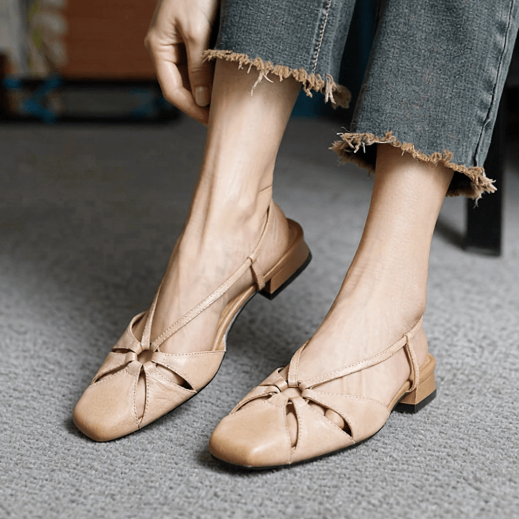 Elora Premium Genuine Leather Sandals for Women - Stylish & Comfortable Summer Footwear