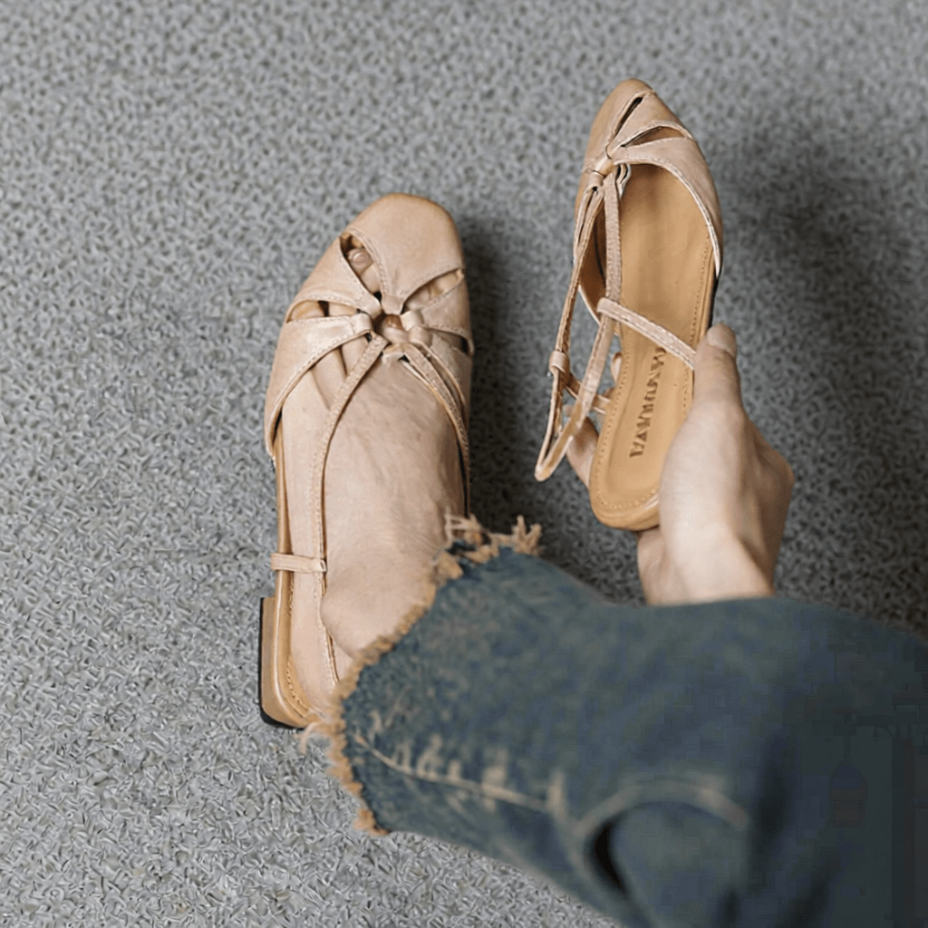 Elora Premium Genuine Leather Sandals for Women - Stylish & Comfortable Summer Footwear