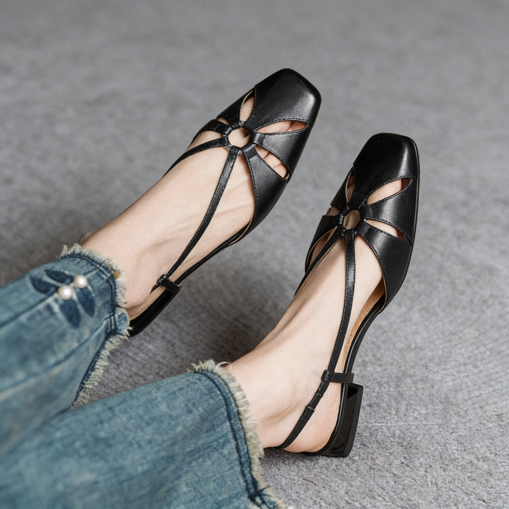 Elora Premium Genuine Leather Sandals for Women - Stylish & Comfortable Summer Footwear