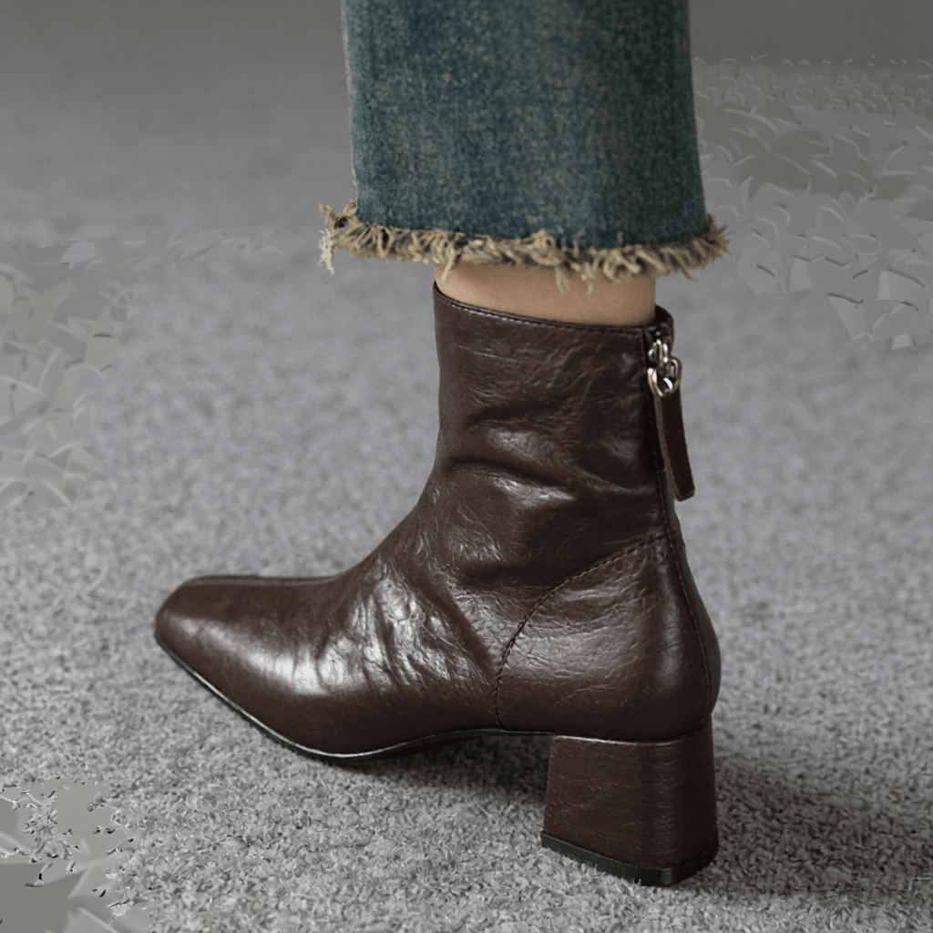 Estel Premium Genuine Leather Ankle Boots for Women - Stylish & Durable Footwear