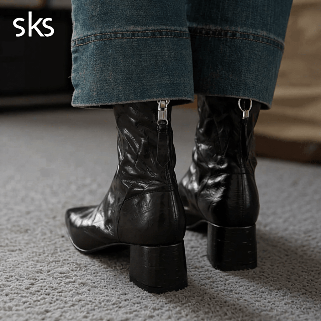 Estel Premium Genuine Leather Ankle Boots for Women - Stylish & Durable Footwear