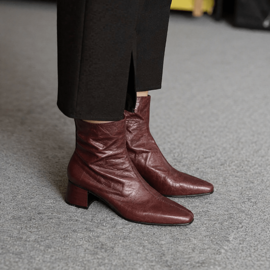 Estel Premium Genuine Leather Ankle Boots for Women - Stylish & Durable Footwear