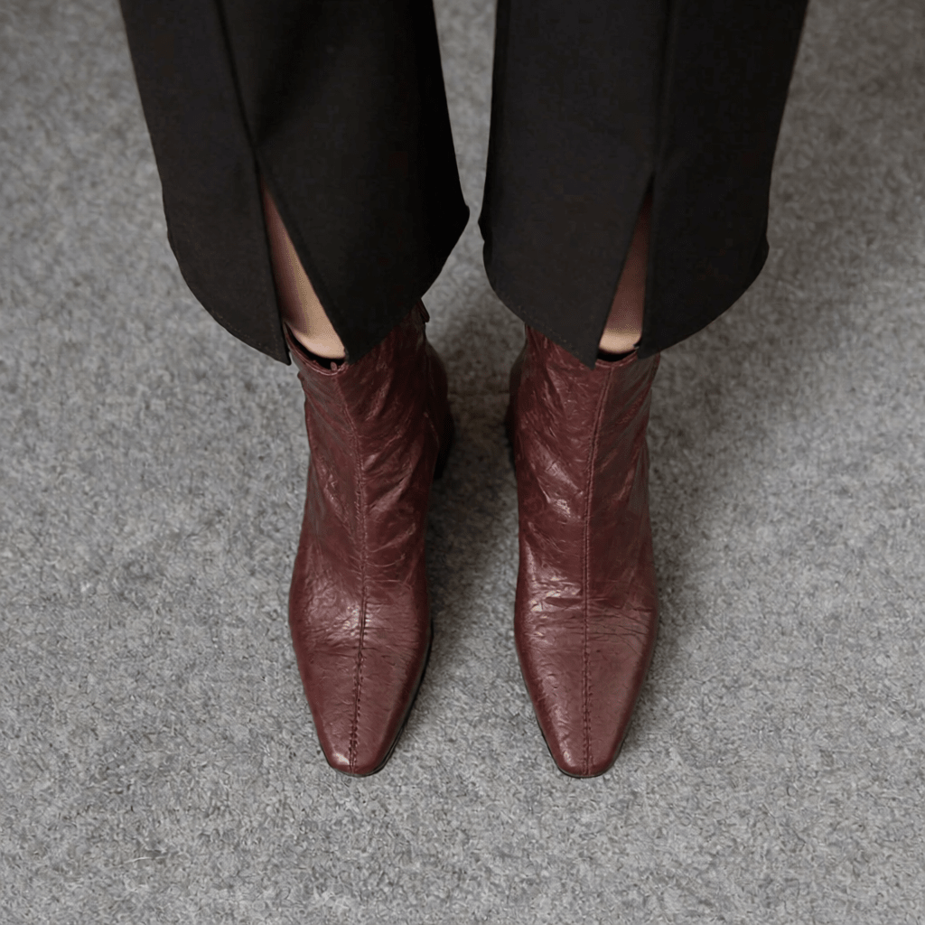 Estel Premium Genuine Leather Ankle Boots for Women - Stylish & Durable Footwear