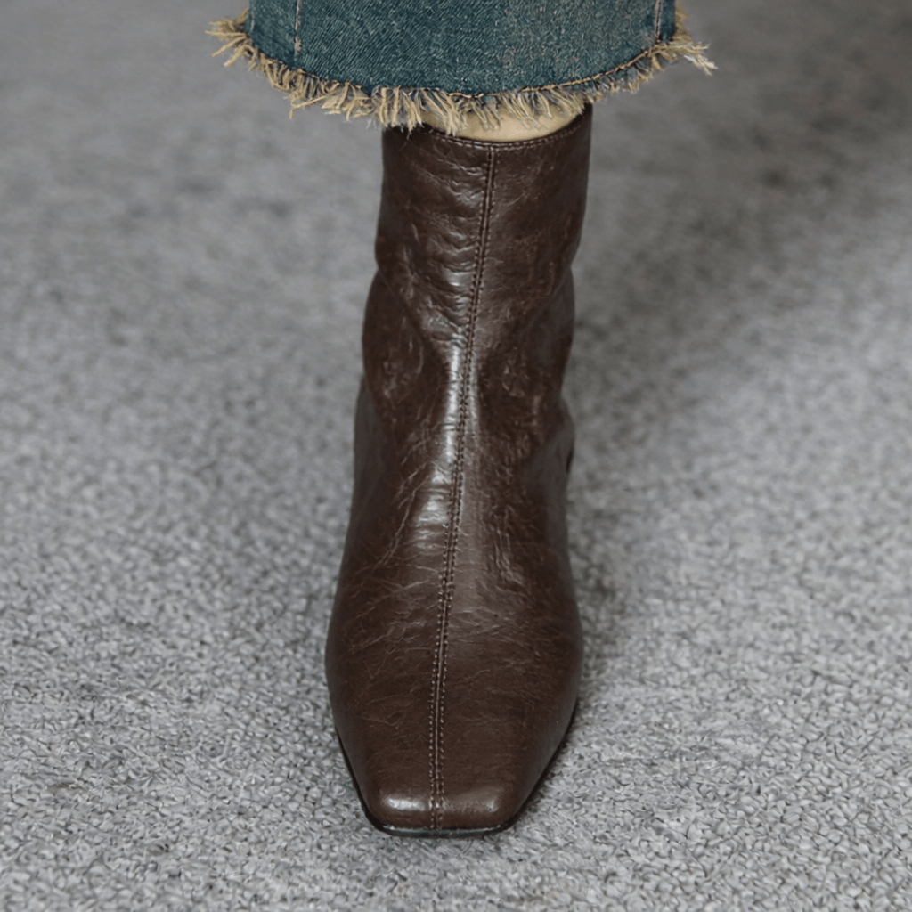 Estel Premium Genuine Leather Ankle Boots for Women - Stylish & Durable Footwear