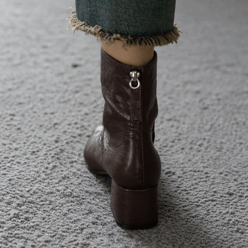 Estel Premium Genuine Leather Ankle Boots for Women - Stylish & Durable Footwear