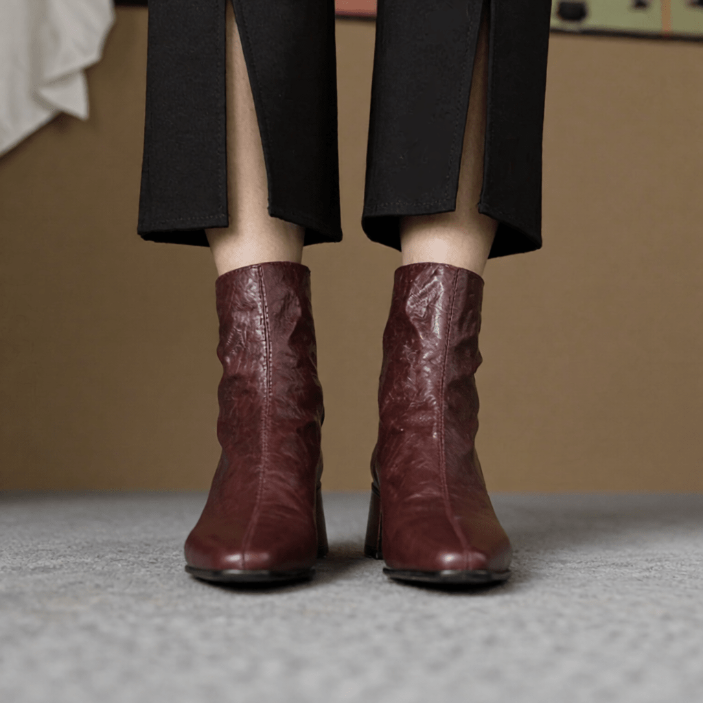Estel Premium Genuine Leather Ankle Boots for Women - Stylish & Durable Footwear