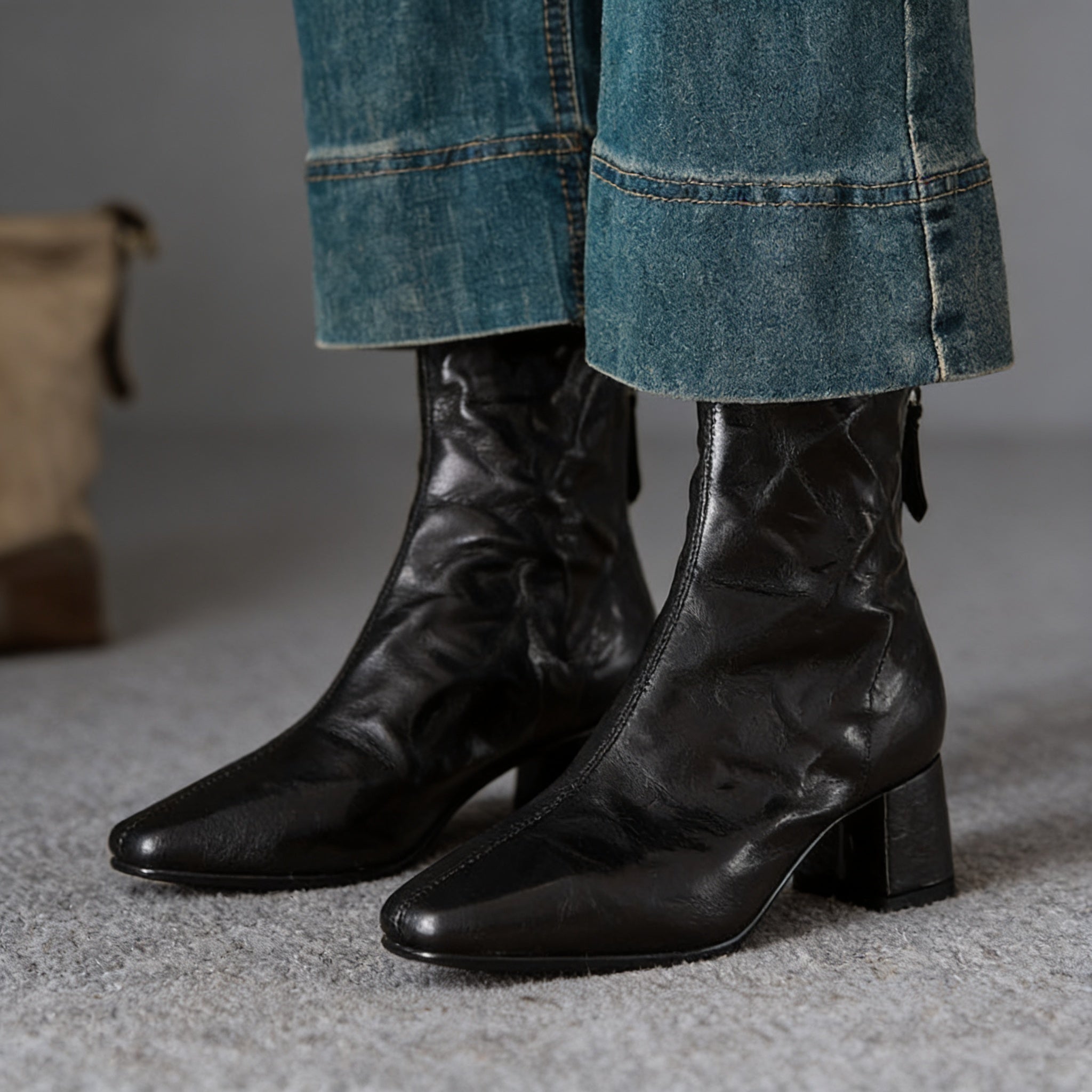 Estel Premium Genuine Leather Ankle Boots for Women - Stylish & Durable Footwear