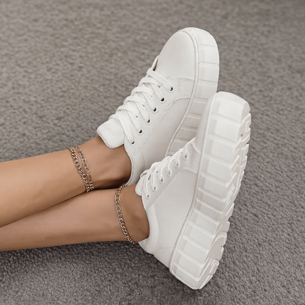 Footral Women's Lightweight Cushioned Sneakers - Comfortable Walking Shoes for All - Day Support