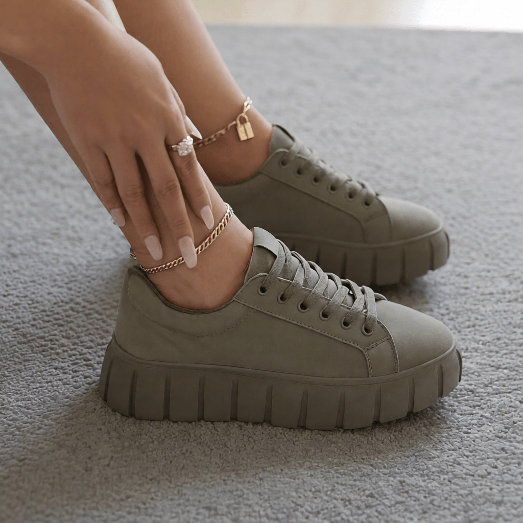 Footral Women's Lightweight Cushioned Sneakers - Comfortable Walking Shoes for All - Day Support