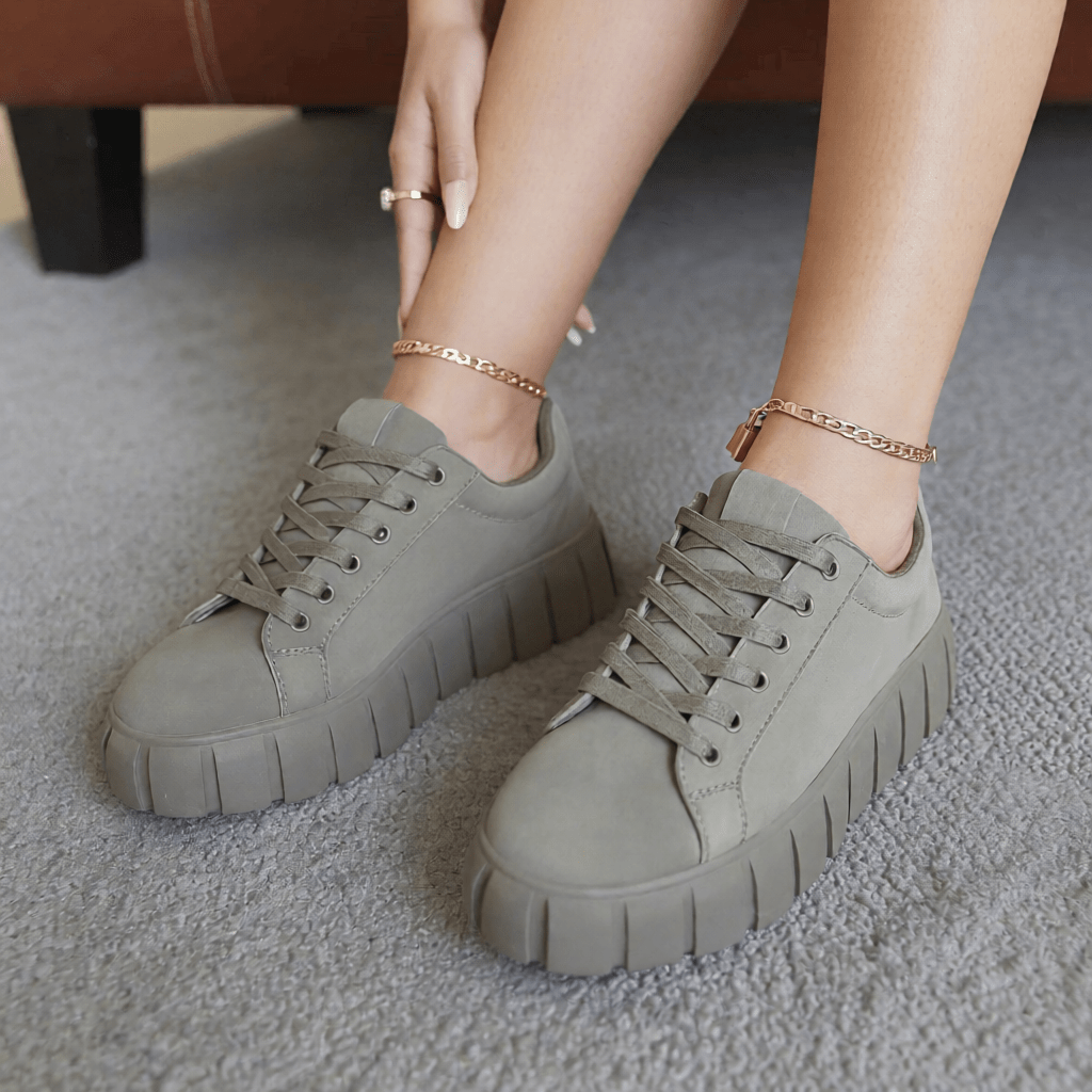 Footral Women's Lightweight Cushioned Sneakers - Comfortable Walking Shoes for All - Day Support