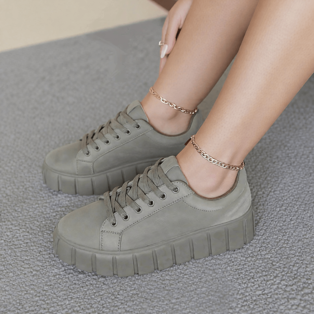 Footral Women's Lightweight Cushioned Sneakers - Comfortable Walking Shoes for All - Day Support