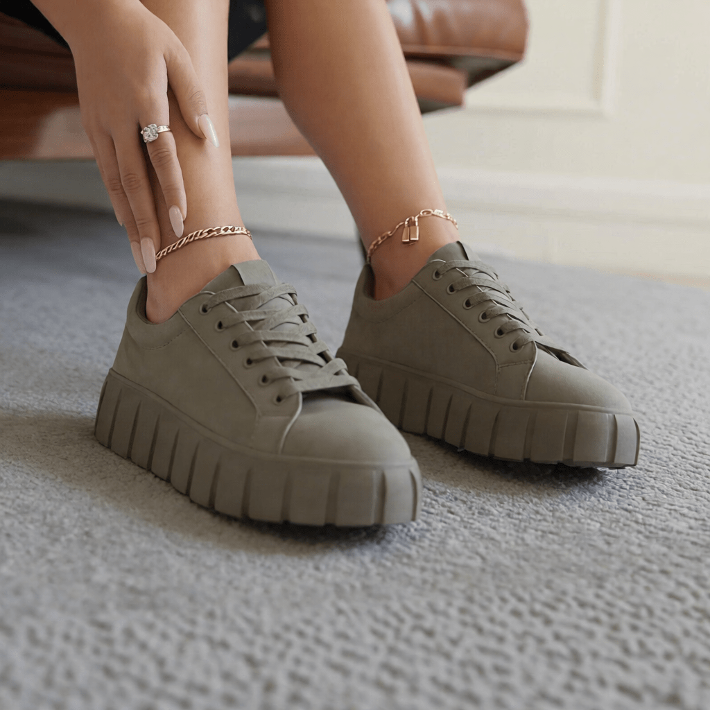 Footral Women's Lightweight Cushioned Sneakers - Comfortable Walking Shoes for All - Day Support