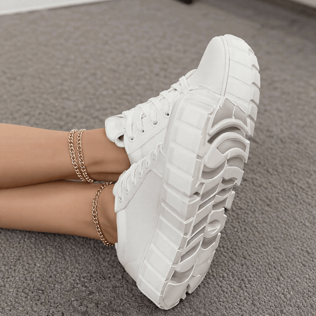 Footral Women's Lightweight Cushioned Sneakers - Comfortable Walking Shoes for All - Day Support