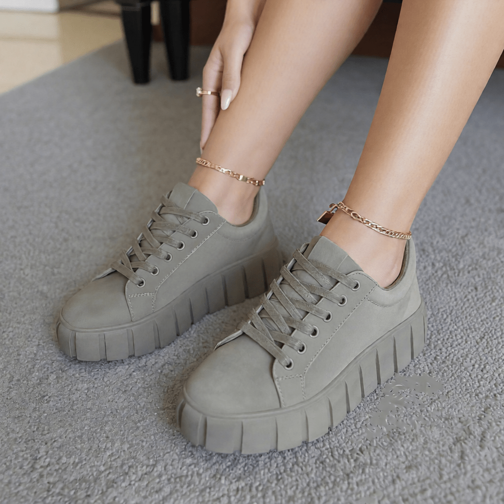 Footral Women's Lightweight Cushioned Sneakers - Comfortable Walking Shoes for All - Day Support