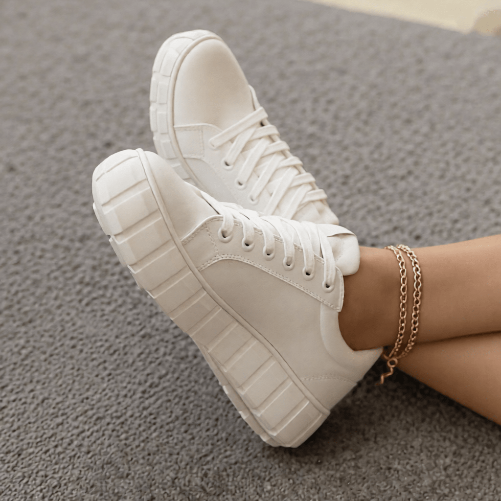 Footral Women's Lightweight Cushioned Sneakers - Comfortable Walking Shoes for All - Day Support