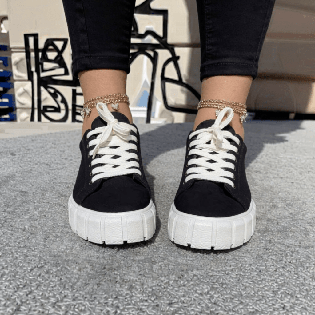 Footral Women's Lightweight Cushioned Sneakers - Comfortable Walking Shoes for All - Day Support