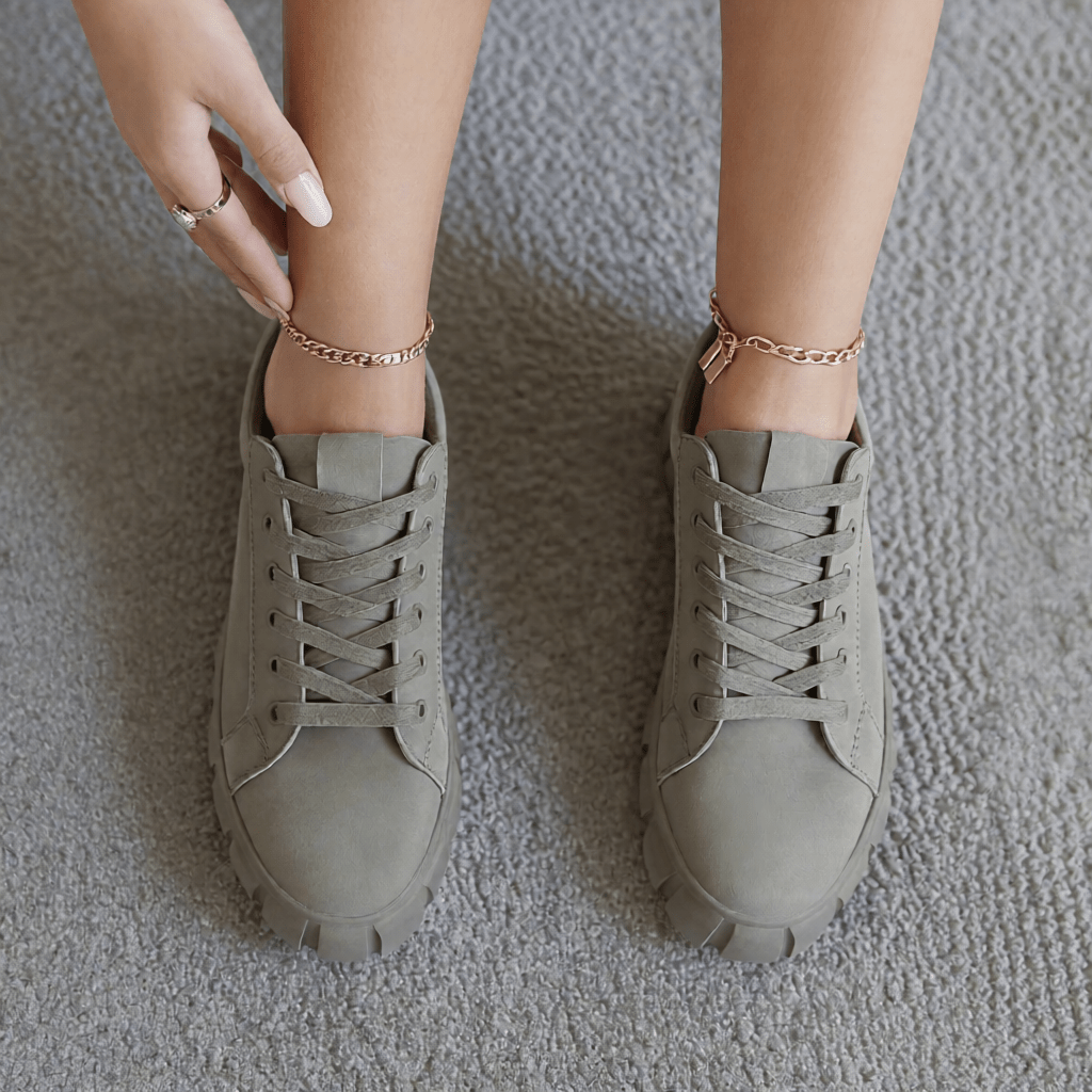 Footral Women's Lightweight Cushioned Sneakers - Comfortable Walking Shoes for All - Day Support