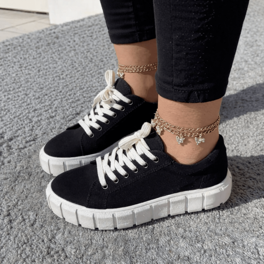 Footral Women's Lightweight Cushioned Sneakers - Comfortable Walking Shoes for All - Day Support
