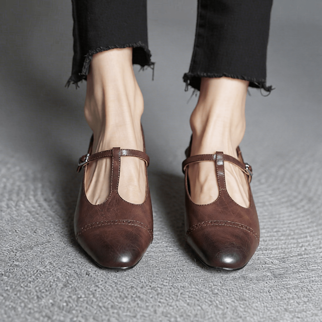 Graneth Women's Genuine Leather Flats - Stylish, Comfortable Everyday Footwear