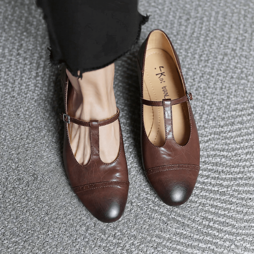 Graneth Women's Genuine Leather Flats - Stylish, Comfortable Everyday Footwear